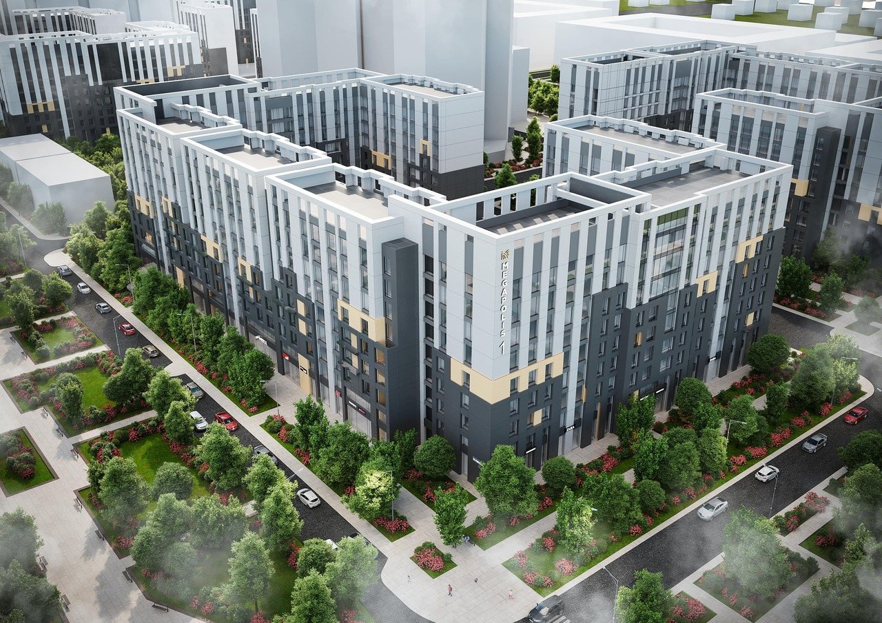 ЖК Megapolis, Астана, Алматы р-н, квадрат пересечении улиц Азербаева, Нажимеденова, Жумабаева