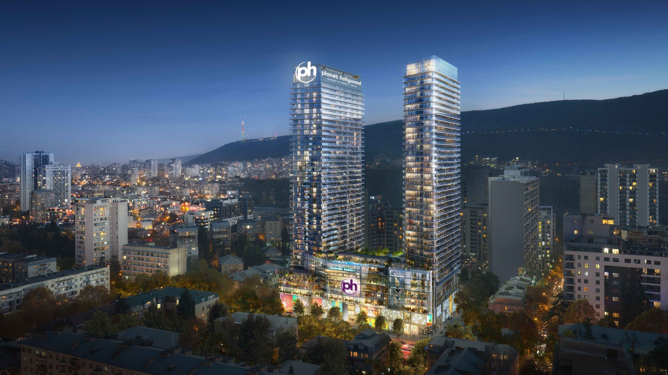 Central Park Towers, Kazbegi Street, 200 m from Central Park